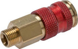 Hoofdafbeelding van de collectie - Color Coded DN 7.2 Air Coupling Sockets With Male Threads