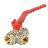 Hoofdafbeelding van de collectie - 3-Way Brass Ball Valves (Threaded)