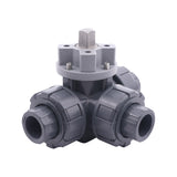 Hoofdafbeelding van de collectie - 3-Way PVC Ball Valves (ISO-Top)