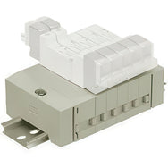 SMC DIN Rail Mounted Manifolds For SY5000 Valves With Individual Wiring