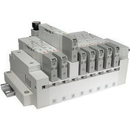 SMC Cassettebasis Verdeelstukken Met D-sub Connector Met Platte Lintkabel SS5V1-16F-P 1000