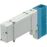 Hoofdafbeelding van de collectie - SMC 4/3-Way Sub-Base Pneumatic Solenoid Valves SY3000