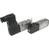 Hoofdafbeelding van de collectie - SMC 5/3-Way In-Line Pneumatic Solenoid Valves VFS1000