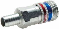 CEJN Safety DN 10 Air Coupling Sockets With Hose Pillar