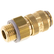 DN 5 Air Coupling Sockets With Male Threads