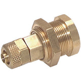 Hoofdafbeelding van de collectie - Pull Off DN 5 Air Coupling Sockets With Union Nut And Bulkhead