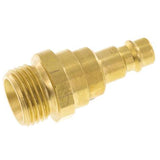 Hoofdafbeelding van de collectie - DN 7.2 Euro Air Coupling Plugs With Male Threads And Check Valve