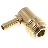 Hoofdafbeelding van de collectie - DN 7.2 Euro Air Coupling Sockets With Angle Hose Pillar