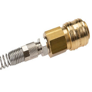 DN 7.2 Euro Air Coupling Sockets With Union Nut And Bend Protection