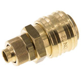 Hoofdafbeelding van de collectie - DN 7.2 Euro Air Coupling Sockets With Union Nut