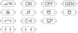 Hoofdafbeelding van de collectie - Text Plates For Control Devices