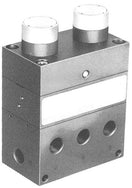 5/3-Weg Knop Geactiveerde Pneumatische Ventielen