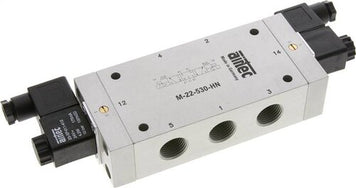 Airtec 5/3-Weg Pneumatische Magneetventielen Serie M