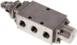RVS 5/2-Weg Pneumatische Rolbediende Ventielen