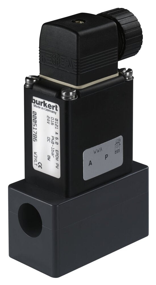 Solenoid Valve G3/8'' NC Plastic EPDM 0-2bar/29psi 230VAC 0121 49291