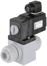 Solenoid Valve 16mm Welded Sleeves NC Plastic FKM 0-3bar/44psi 230VAC Vacuum 0131 167812
