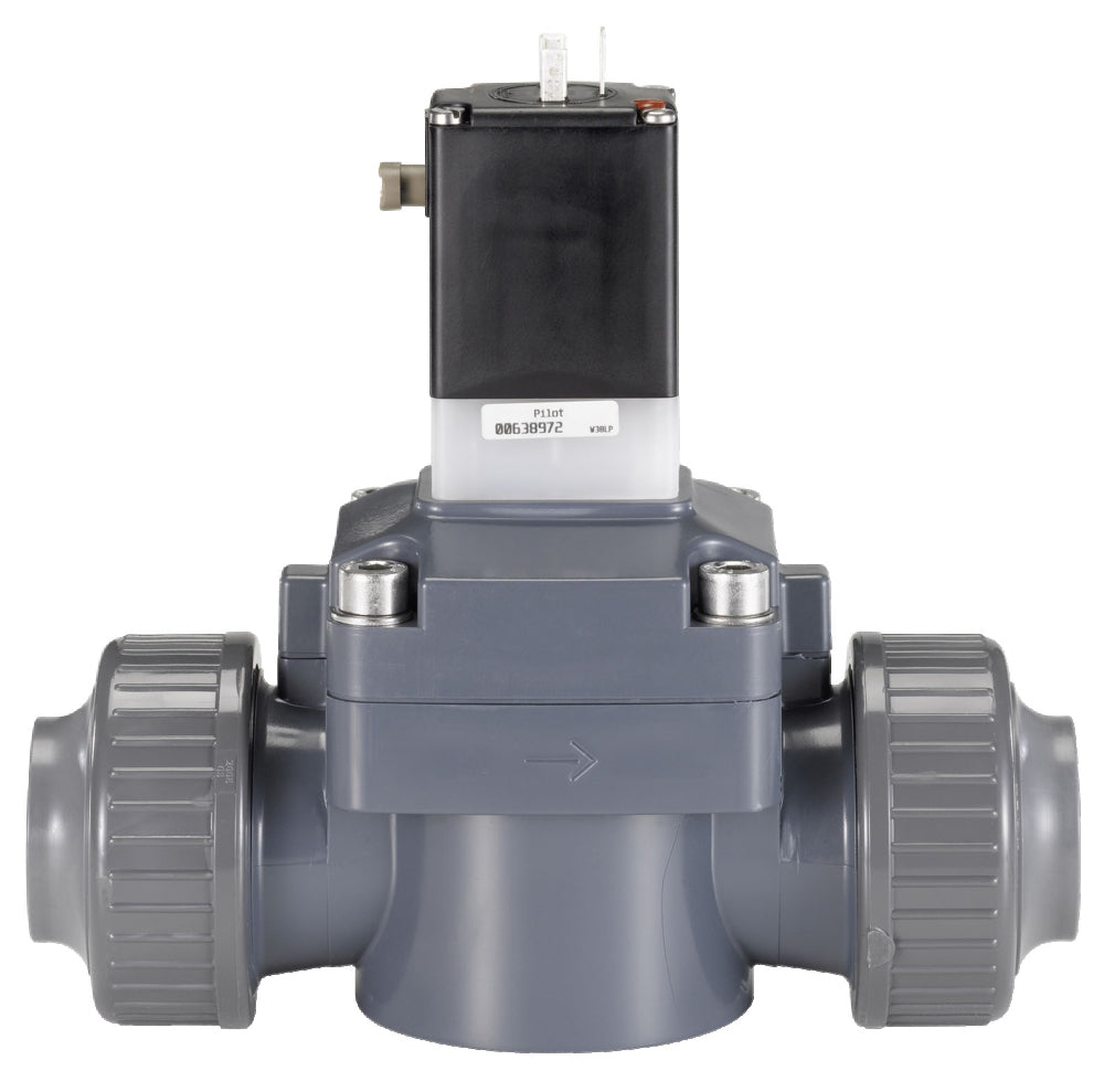 Solenoid Valve 20mm Glued Sleeves NO Plastic EPDM 0.5-6bar/7-87psi 230VAC 142 439556