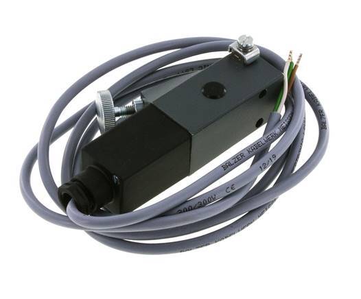 20 tot 100bar SPDT Aluminium Drukschakelaar G1/4'' 250VAC/DC 3-draads Kabel 2m