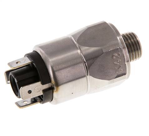 0.5 tot 5bar SPDT Roestvrij Staal Drukschakelaar G1/4'' 250VAC Platte Stekker EPDM