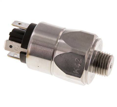 0.5 tot 5bar SPDT Roestvrij Staal Drukschakelaar G1/4'' 250VAC Platte Stekker EPDM