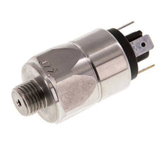 10 to 50bar SPDT Stainless Steel Pressure Switch G1/4'' 250VAC Flat Connector EPDM