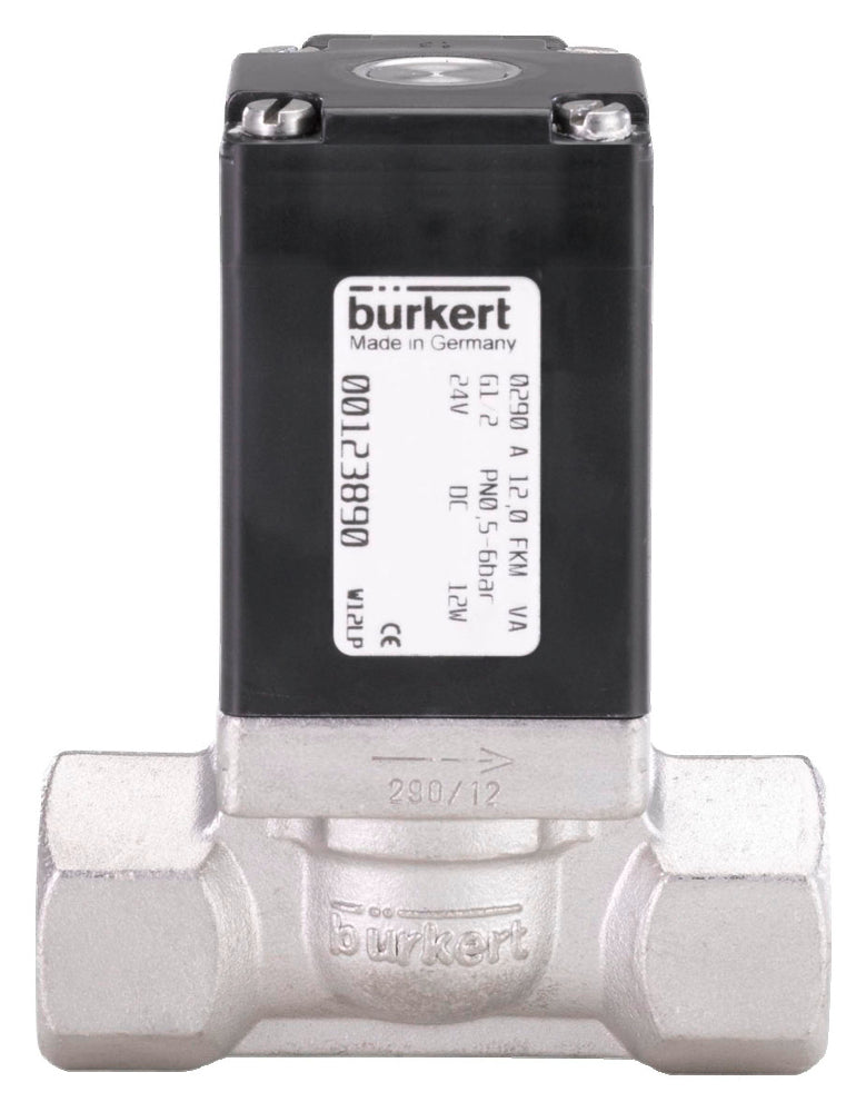 Magneetventiel G1/2'' NC Roestvrij Staal EPDM 0-4bar/58psi 24VDC Niet Geschikt Voor Vacuüm 290 166905