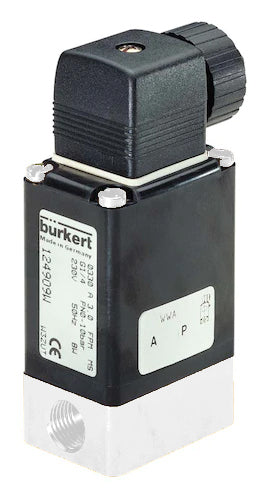 Solenoid Valve G1/4'' NC Plastic FKM -1-0.5bar/-15-7psi 24VDC 0330 229632