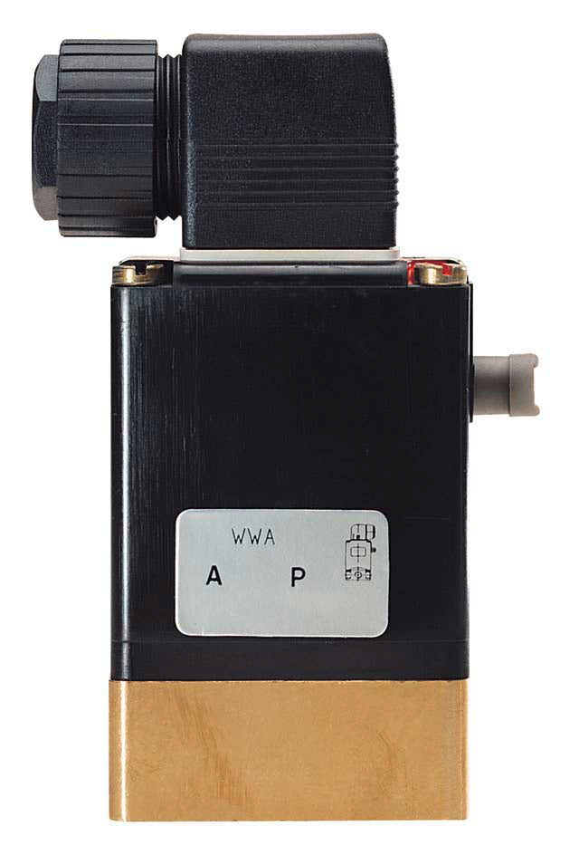 Solenoid Valve 3/2 NC 32x46mm SFB Flange Brass NBR 0-14bar/203psi 230VAC 0331 85439