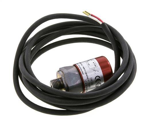 1 tot 10bar SPDT Staal Drukschakelaar G1/4'' 250VAC 3-draads Kabel 2m