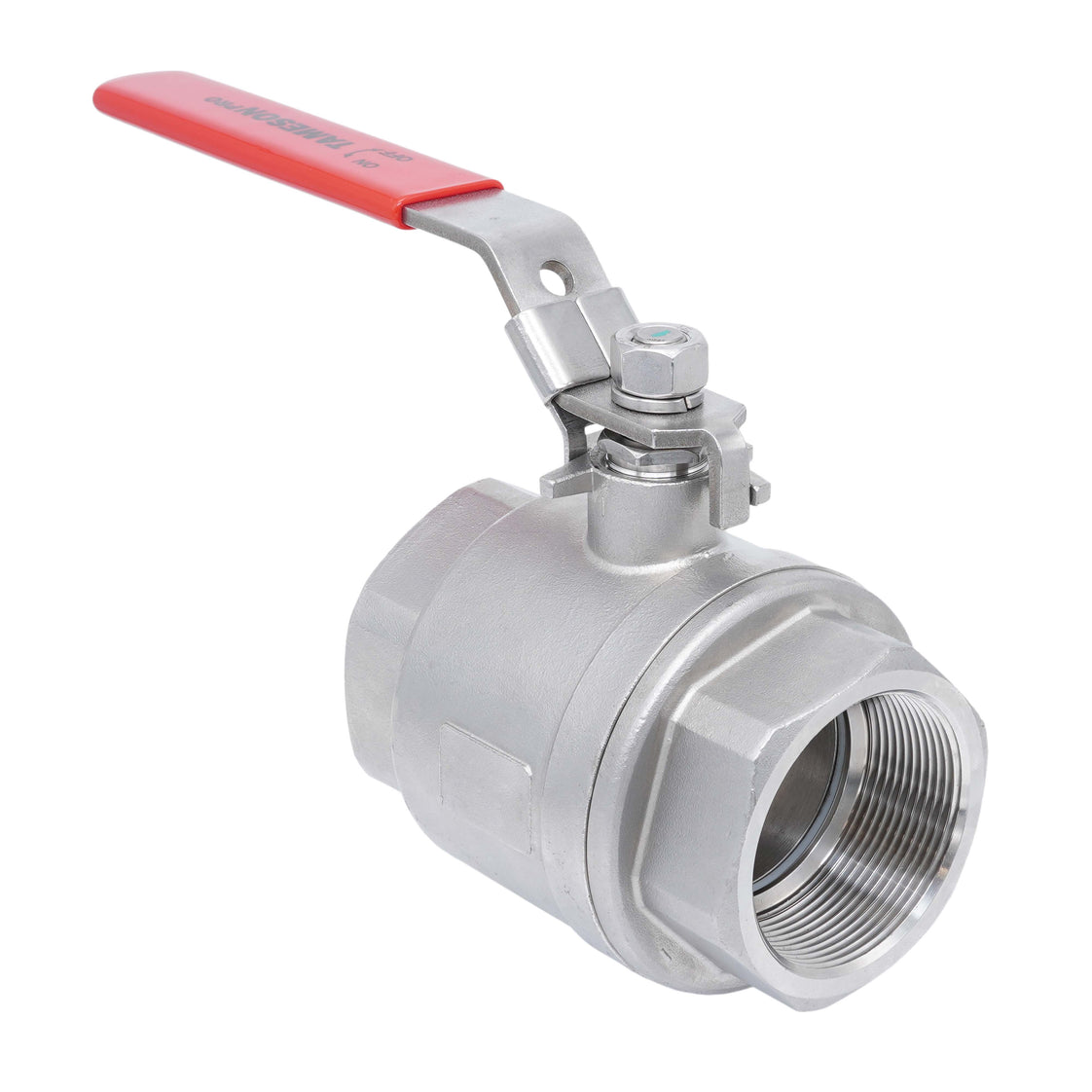 Rp 2'' Binnendraad 2-delig 2-weg Kogelkraan Van RVS 69 bar RTFE - TamesonPRO 1111-200