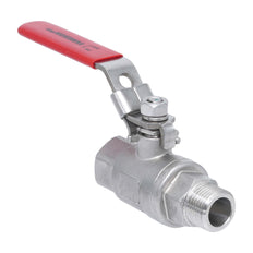 R/Rp 1-1/4'' 2-delig 2-weg Kogelkraan Van RVS 69 bar RTFE - TamesonPRO 1112-114