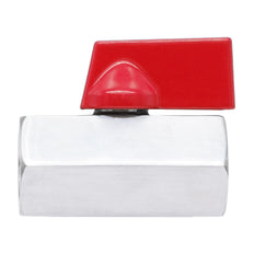G 1/4'' F/F 2-Weg RVS Mini Kogelkraan 69 Bar PTFE - TamesonPRO 1113-014-F