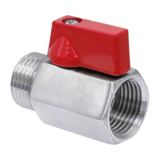 G 3/4'' M/F 2-Weg RVS Mini Kogelkraan 69 Bar PTFE - TamesonPRO 1113-034-MF