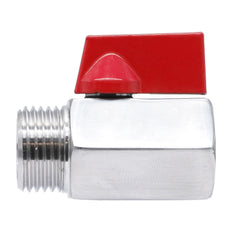 G 1/2'' M/F 2-Weg RVS Mini Kogelkraan 69 Bar PTFE - TamesonPRO 1113-012-MF