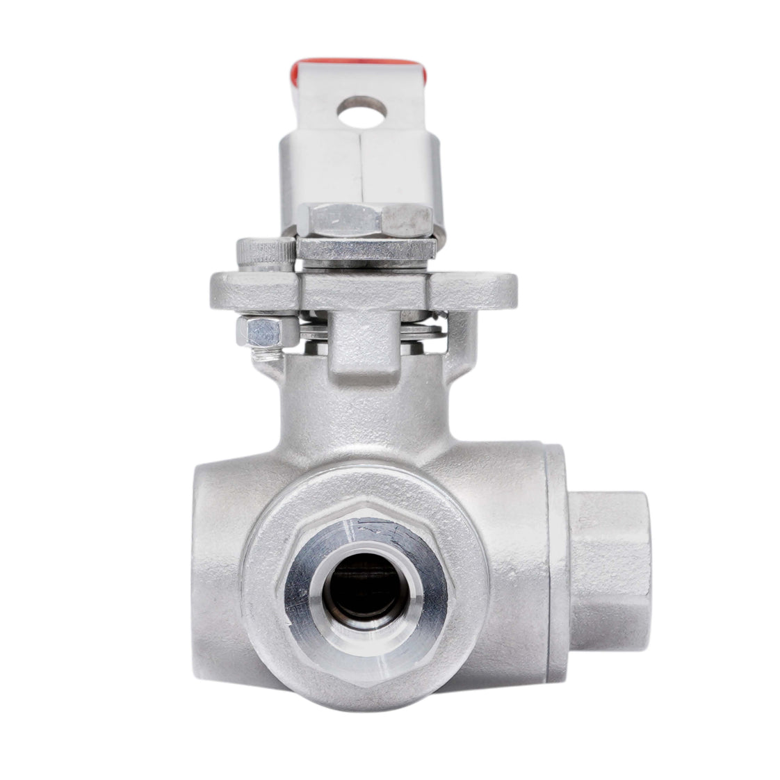 Rp 2'' 3-weg L-boring Kogelkraan Van RVS 69 bar RTFE ISO-Top F07 - TamesonPRO 1125-200-L