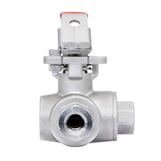 Rp 1-1/2'' 3-weg L-boring Kogelkraan Van RVS 69 bar RTFE ISO-Top F07 - TamesonPRO 1125-112-L