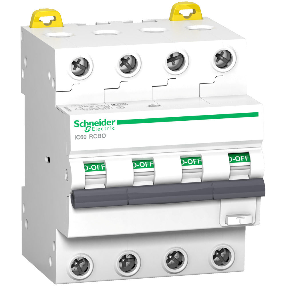 Schneider Acti9 IC60 4P 25A RCBO Aardlekautomaat - A9D77425