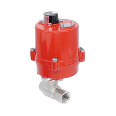 Rp 3/4" Elektrische Messing 2-weg Kogelkraan 100-240 V AC
