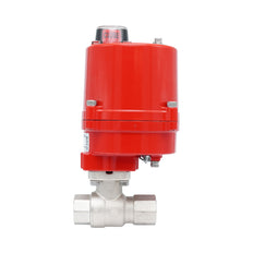 Rp 3/4" Elektrische Messing 2-weg Kogelkraan 100-240 V AC