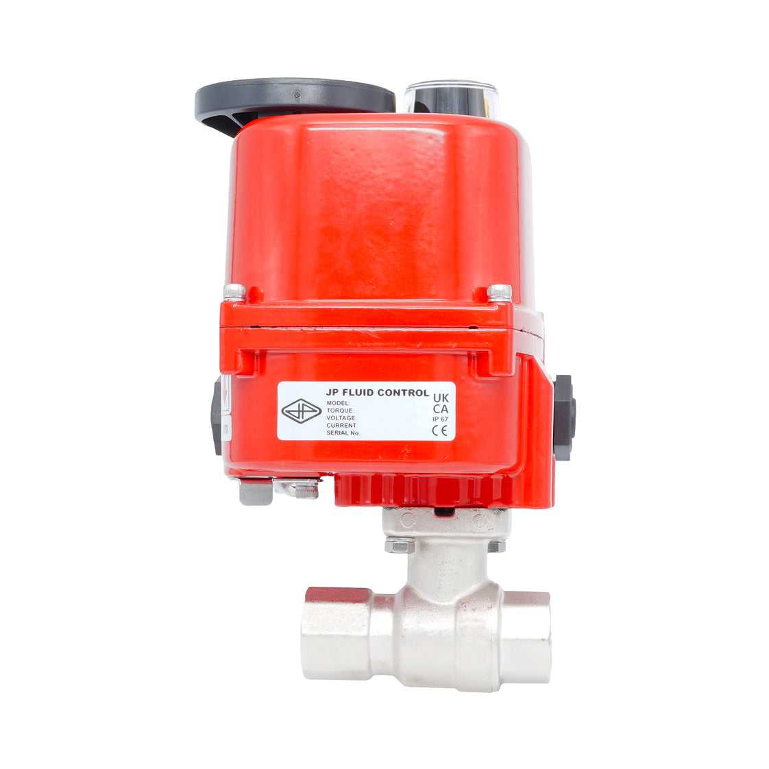 Rp 1/4" Modulerende Elektrische Messing 2-weg Kogelkraan 24 V AC/DC