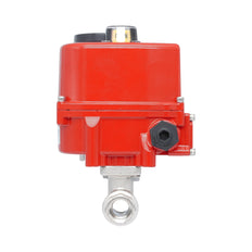 Rp 1/4" Modulerende Elektrische Messing 2-weg Kogelkraan 24 V AC/DC