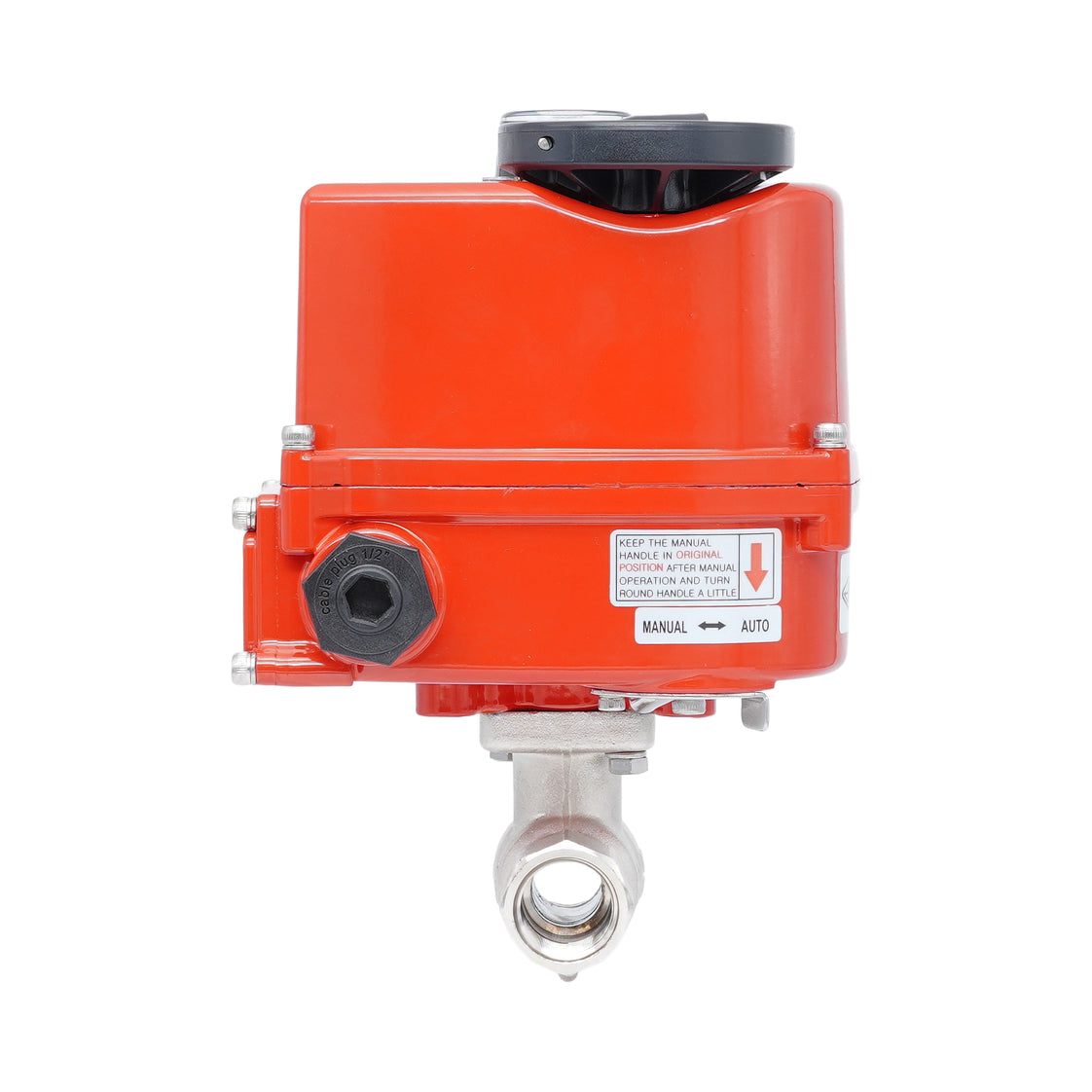 Rp 1/4" Modulerende Elektrische Messing 2-weg Kogelkraan 24 V AC/DC