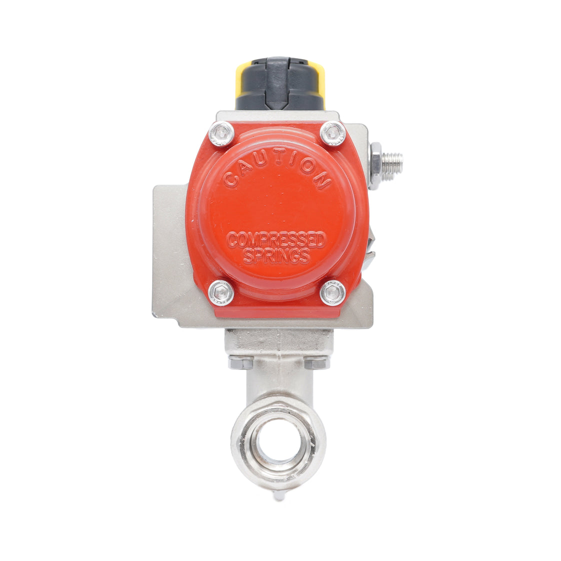 Rp 1/2" Pneumatische Messing 2-weg Kogelkraan - Verenopenend