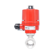 Rp 1-1/4" Elektrische Messing 2-weg Kogelkraan 24 V AC/DC