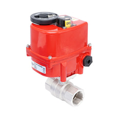 Rp 1" Modulerende Elektrische Messing 2-weg Kogelkraan 24 V AC/DC