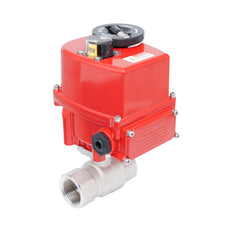 Rp 1" Modulerende Elektrische Messing 2-weg Kogelkraan 24 V AC/DC