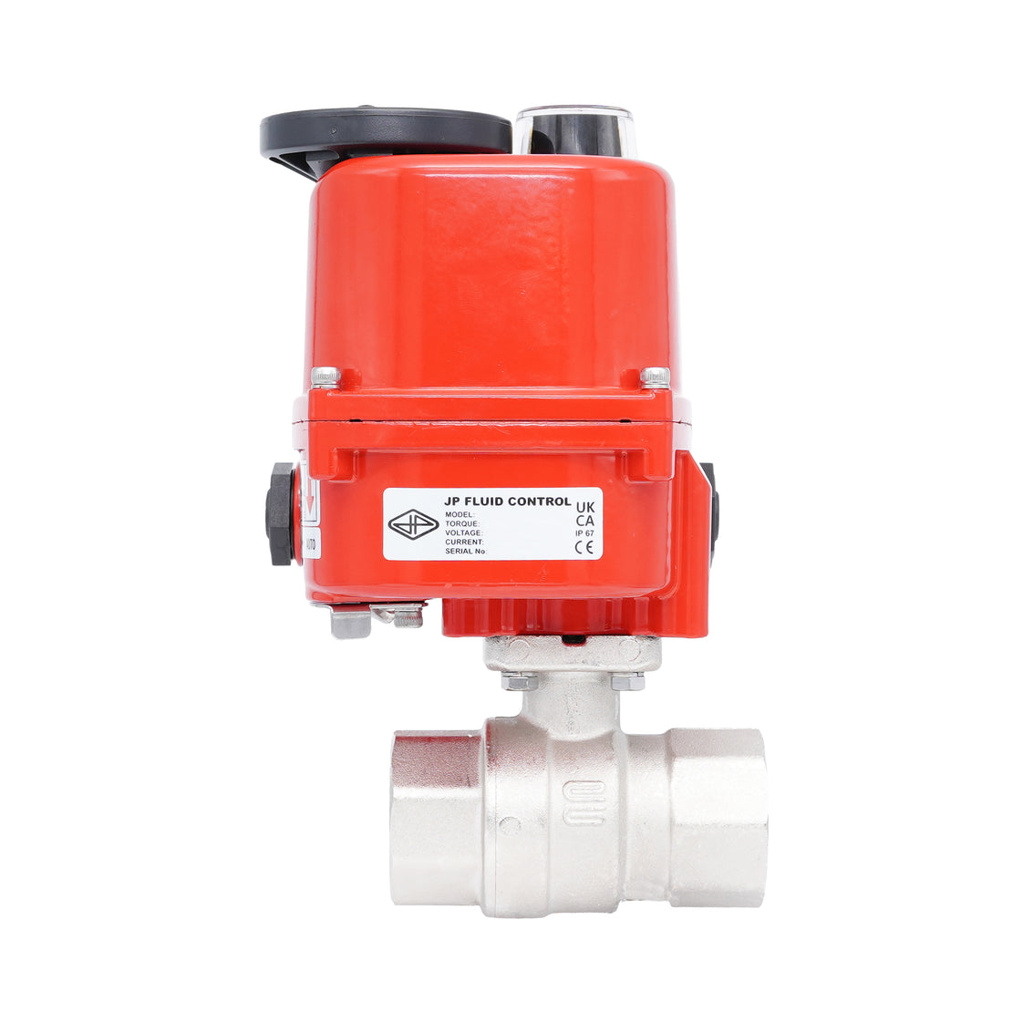 Rp 1" Modulerende Elektrische Messing 2-weg Kogelkraan 24 V AC/DC