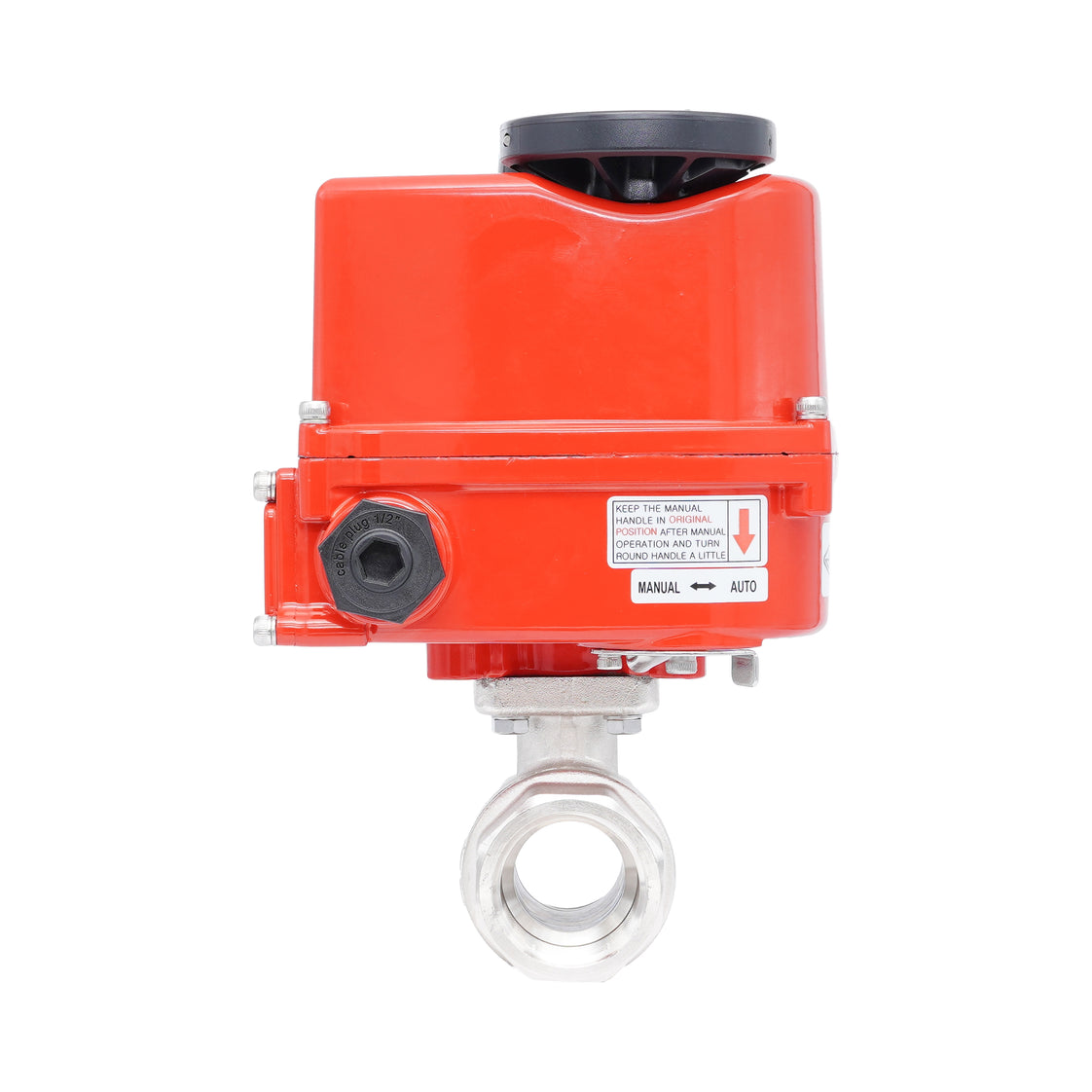 Rp 1" Modulerende Elektrische Messing 2-weg Kogelkraan 24 V AC/DC