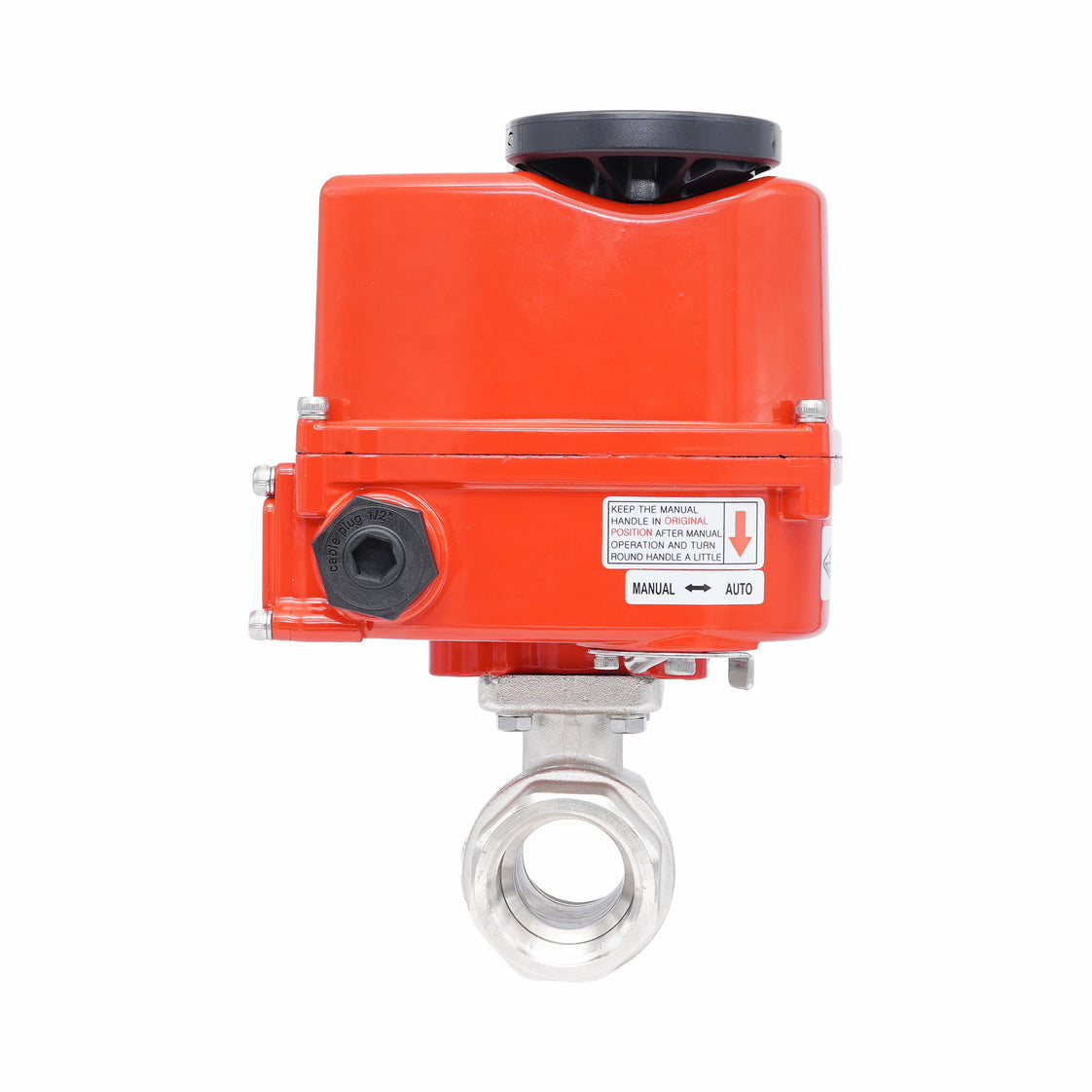 Rp 1" Modulerende Elektrische Messing 2-weg Kogelkraan 24 V AC/DC