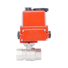 Rp 1" Modulerende Elektrische Messing 2-weg Kogelkraan 24 V AC/DC